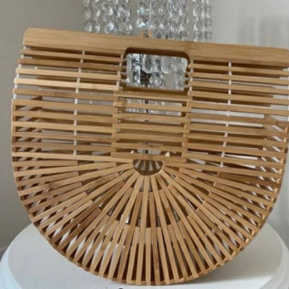 Vintga bamboo handbag